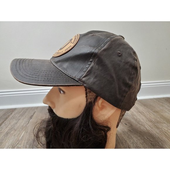 Sturgis 2020 Motorcycle Rally 80th Baseball Cap Waxed Canvas Strap Biker Moto - Picture 2 of 10